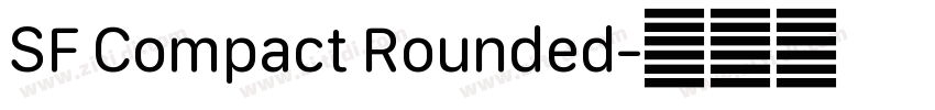 SF Compact Rounded字体转换
